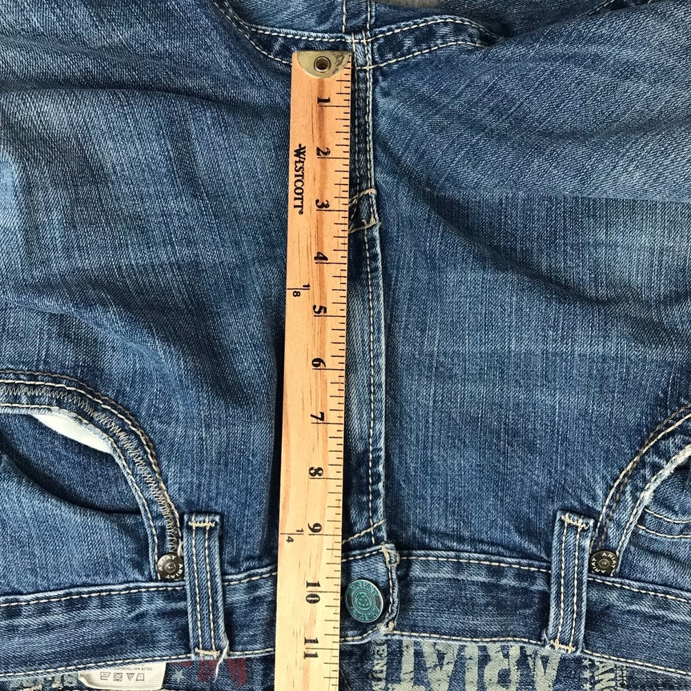 Ariat Jeans Mens 38 (39x35) M6 Slim Boot Blue Western Work Cowboy Denim - Picture 10 of 14
